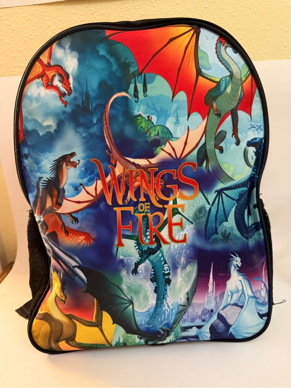 Wings of Fire Dragon Backpack - Colorful Fantasy Print